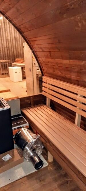 MODELLO STOCK Sauna Da Esterno Per Giardino Stufa A Legna Iglu (5)