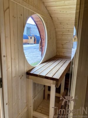 Sauna Da Esterno Ovale In Legno Ellipse (7)