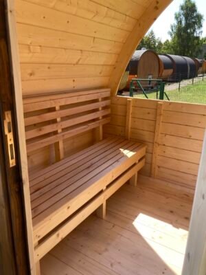 MODELLO STOCK Sauna Da Esterno Per Giardino Stufa A Legna Iglu (1)