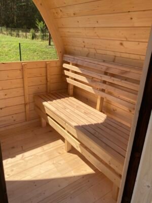 MODELLO STOCK Sauna Da Esterno Per Giardino Stufa A Legna Iglu (2)