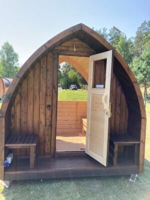 MODELLO STOCK Sauna Da Esterno Per Giardino Stufa A Legna Iglu (3)