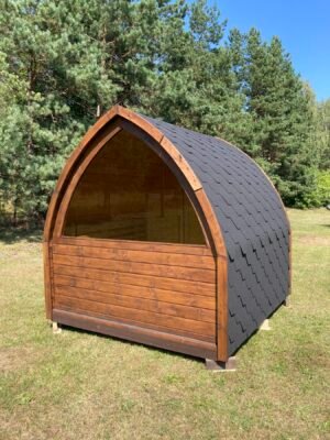 MODELLO STOCK Sauna Da Esterno Per Giardino Stufa A Legna Iglu (7)