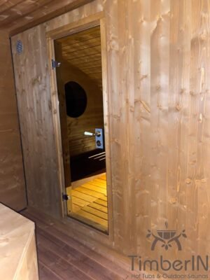 Sauna Ovale Per Esterni Con Vasca Idromassaggio Integrata (26)
