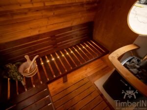 Sauna Ovale Per Esterni Con Vasca Idromassaggio Integrata (72)