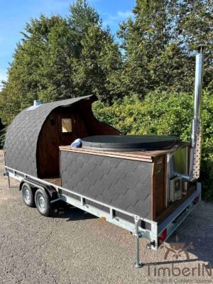 Sauna Igloo 2 In 1 Con Vasca Idromassaggio In Vetroresina (5)