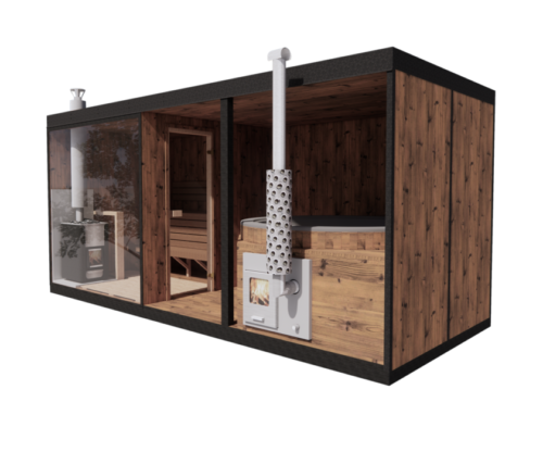 Modulo Casa Giardino Sauna & Vasca Idromassaggio