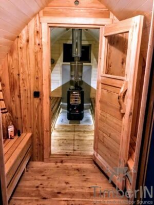 TimberIN Nordic Pod™ Custom – sauna da esterno a igloo