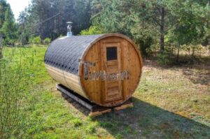 TimberIN Nordic Barrel™ Classic – sauna a botte da esterno