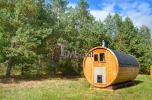 TimberIN Nordic Barrel™ Classic – sauna a botte da esterno