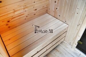 TimberIN Nordic Pod™ Porch – sauna da esterno a igloo con portico