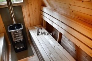 TimberIN Nordic Pod™ Porch – sauna da esterno a igloo con portico