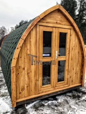 TimberIN Glamp Pod™ – casetta da giardino a igloo