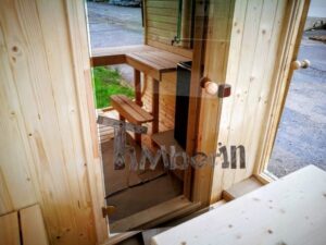 TimberIN Nordic Square Barrel™ – sauna da esterno quadrata