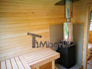 TimberIN Nordic Square Barrel™ – sauna da esterno quadrata