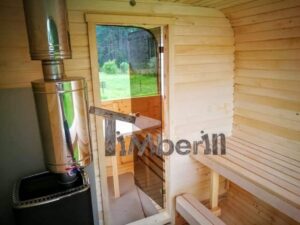 TimberIN Nordic Square Barrel™ – sauna da esterno quadrata