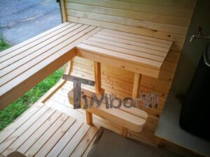 TimberIN Nordic Square Barrel™ – sauna da esterno quadrata
