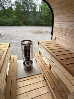 TimberIN Nordic Square Barrel™ – sauna da esterno quadrata