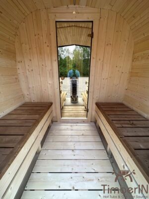 TimberIN Nordic Square Barrel™ – sauna da esterno quadrata