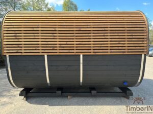 TimberIN Nordic Square Barrel™ – sauna da esterno quadrata